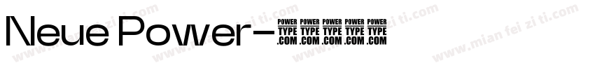 Neue Power字体转换